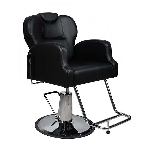 reclining salon chair with footrest