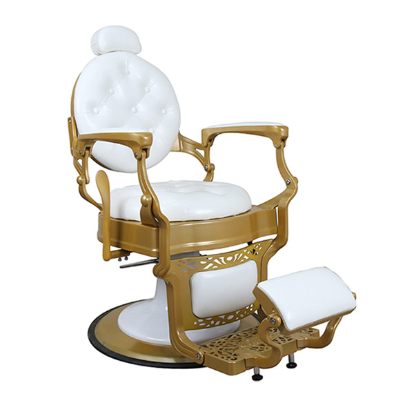 white barber chair